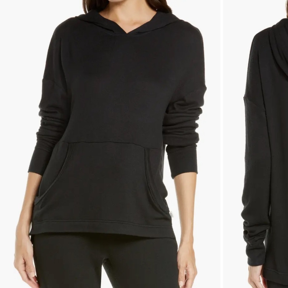 UGG Black Hooded Pullover, Small